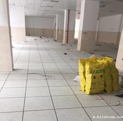 全钢地板工程案例_组装效果图